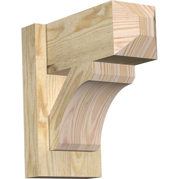 Ekena Millwork Legacy Craftsman Rough Sawn Outlooker, Douglas Fir, 6"W x 12"D x 12"H OUT06X12X12LEC04RDF - main